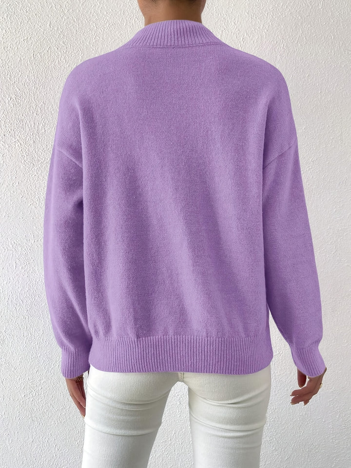 Sloane | Relaxed Mock Neck Jumper