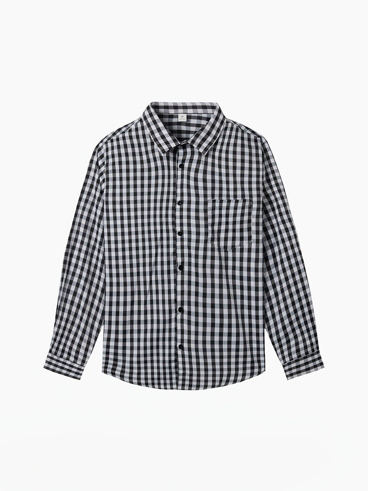 Miles | Gingham Check Long Sleeve Shirt