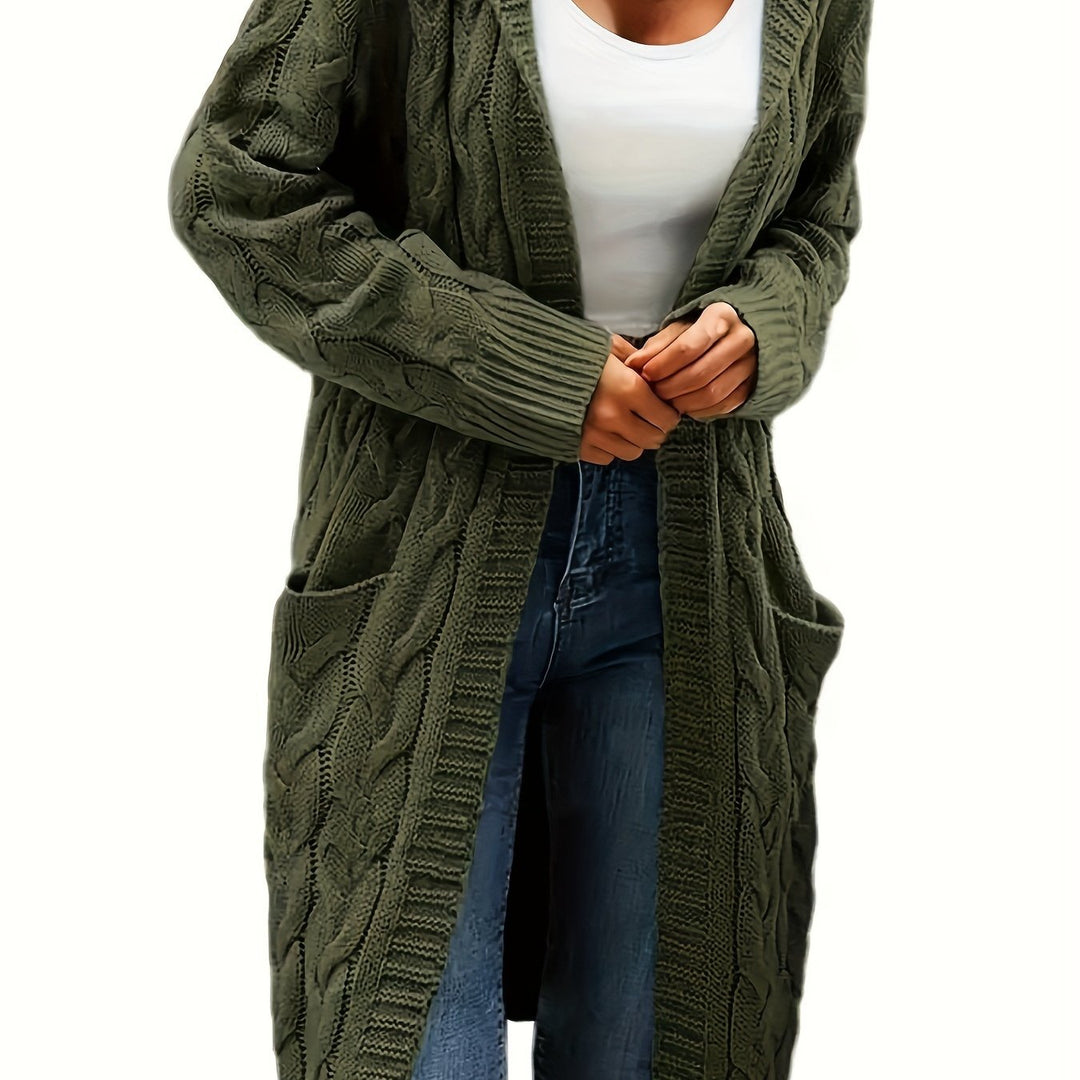 Rosanna | Longline Cable-Knit Cardigan