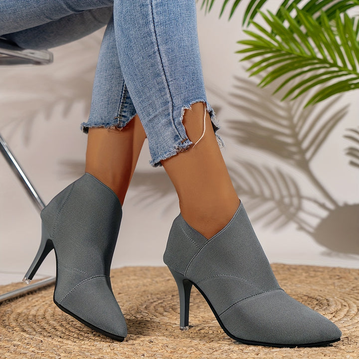 Priscilla | Pointed-Toe Stiletto Ankle Boots
