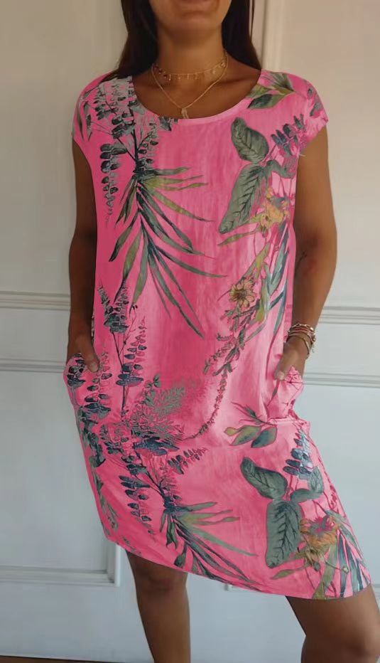 Suzanne | Botanical Print Summer Dress