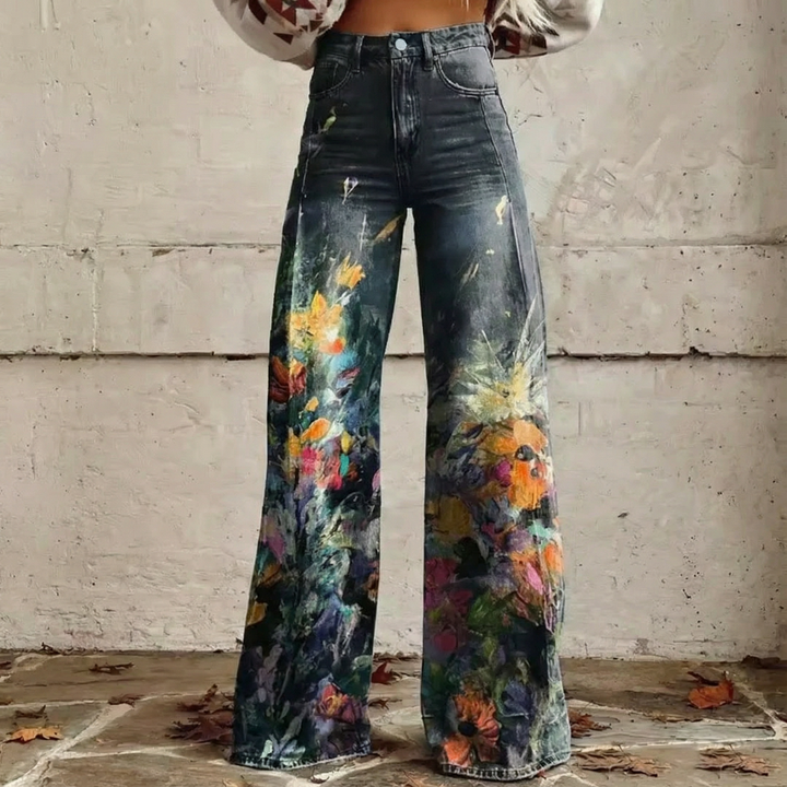 Roslyn | Wide-Leg Artistic Trousers