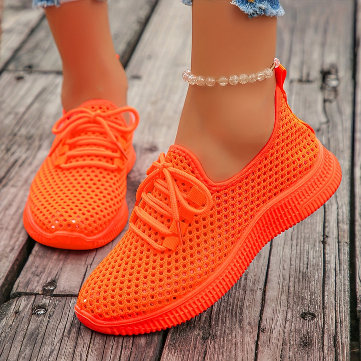 Freya | Breathable Woven Slip-On Sneakers