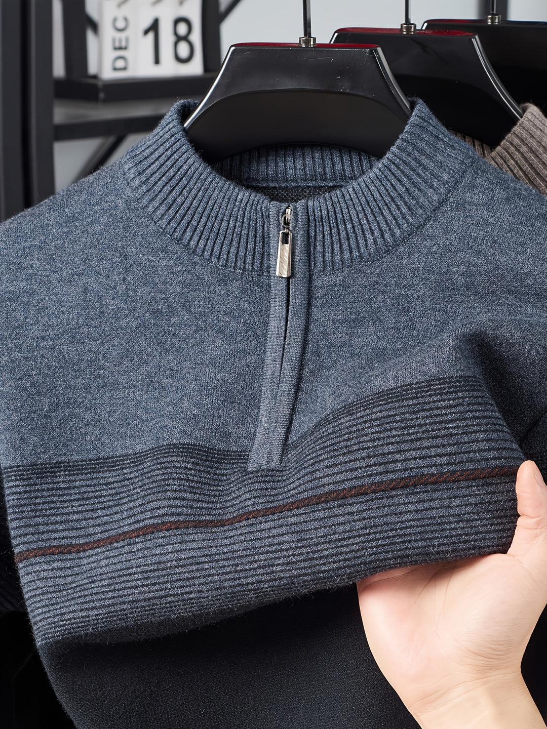 Redmond | Half-Zip Mock Neck Jumper