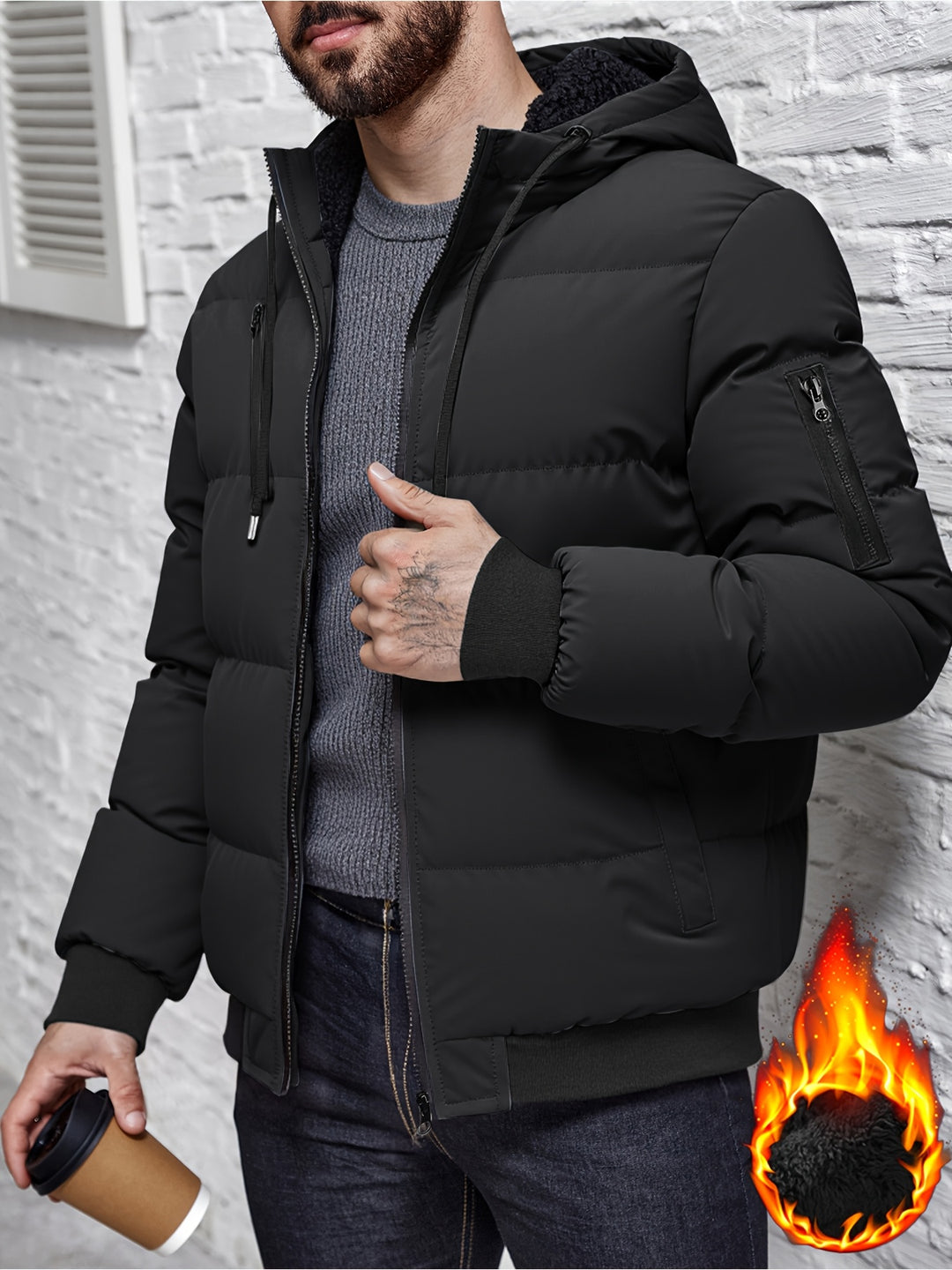 Callum | Hooded Padded Winter Jacket
