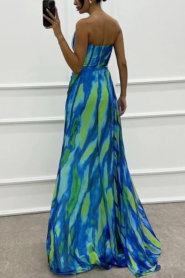 Ainsley | Draped One-Shoulder Evening Gown