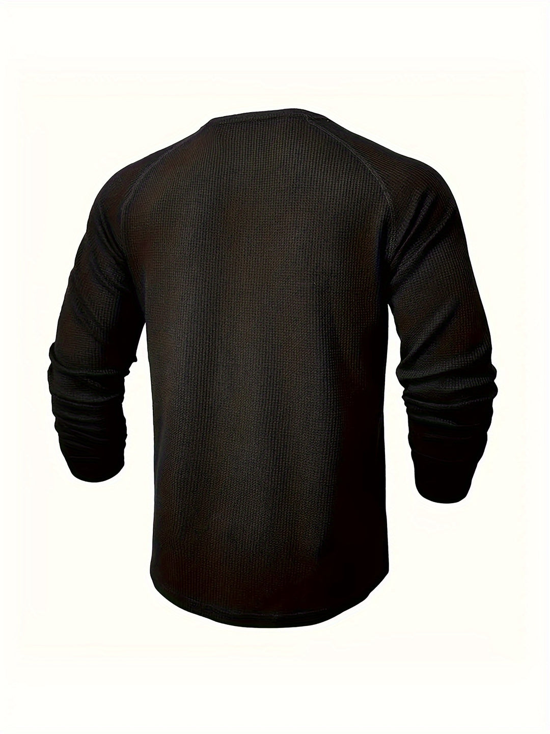 Roland | Textured Button-Placket Long-Sleeve Top
