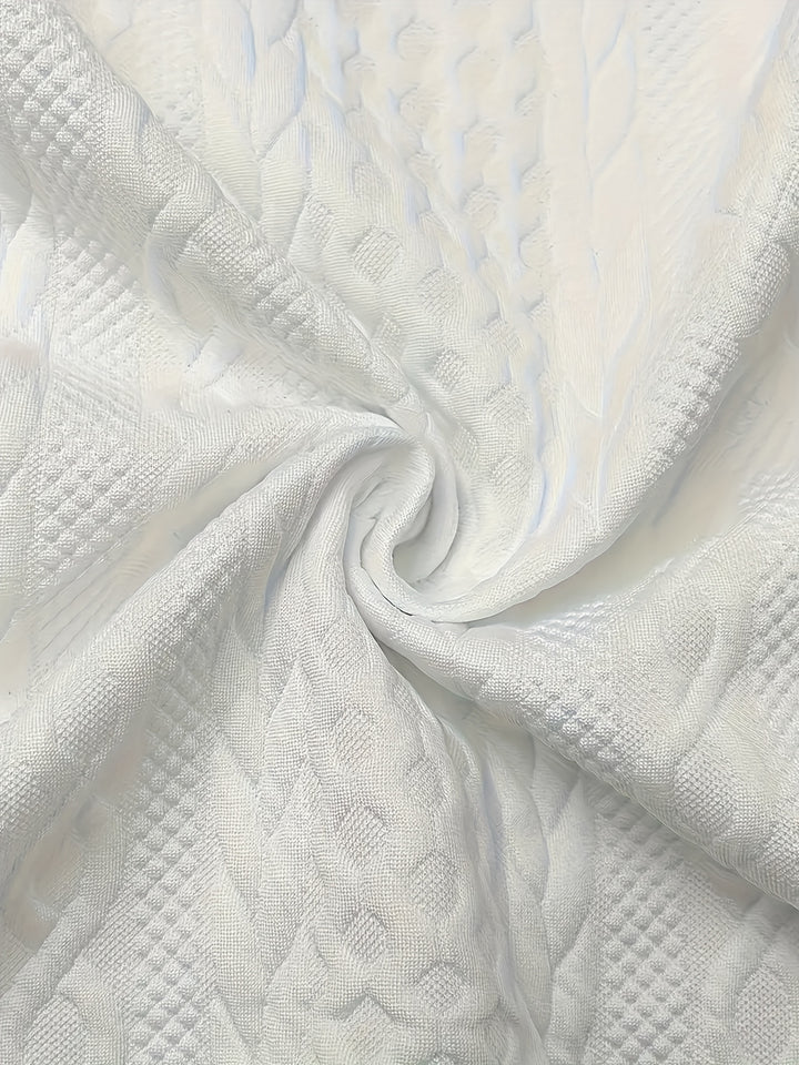 Whitney | Textured Half-Zip Sweatshirt