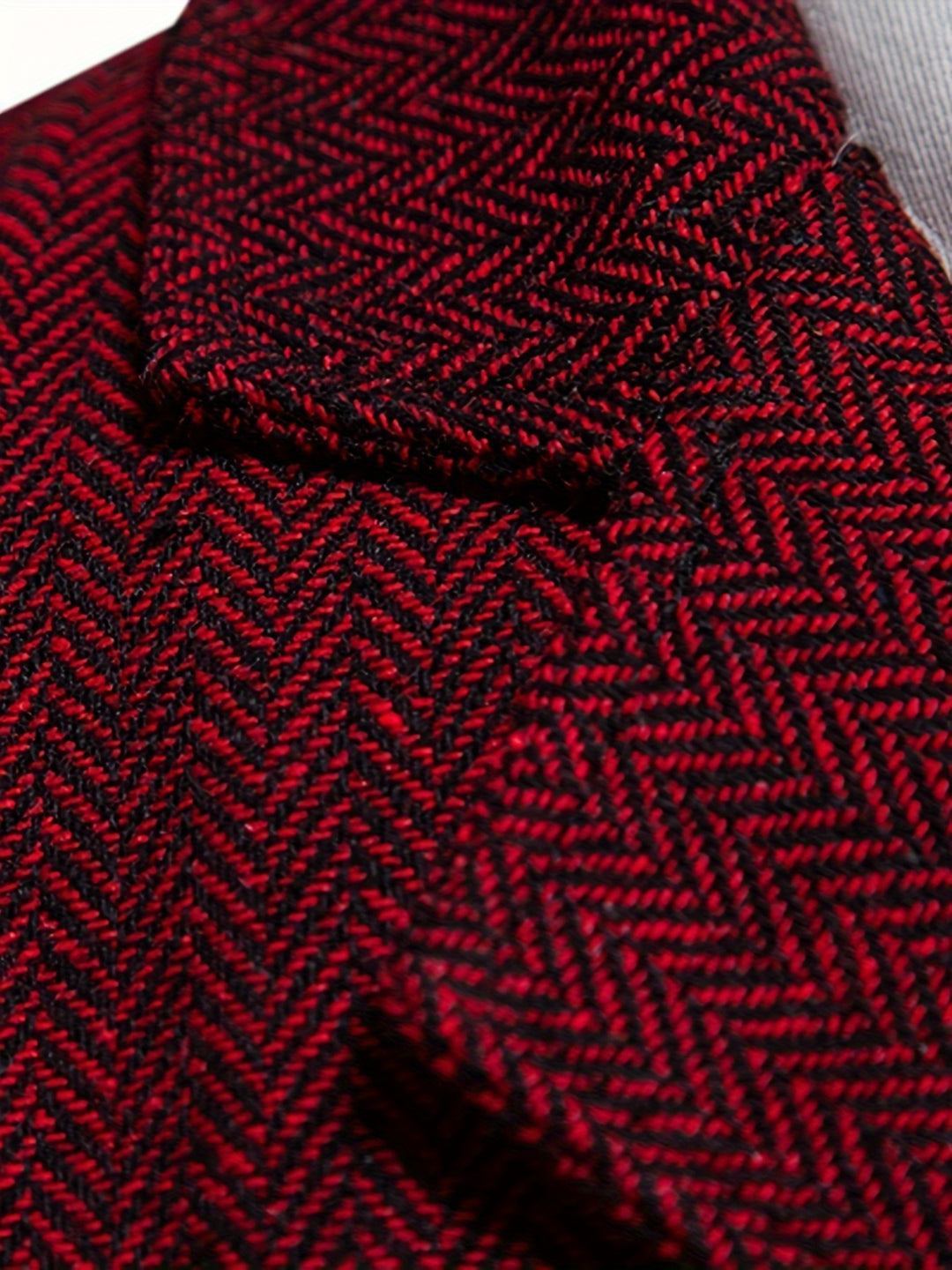 Alistair | Herringbone Notched-Lapel Waistcoat