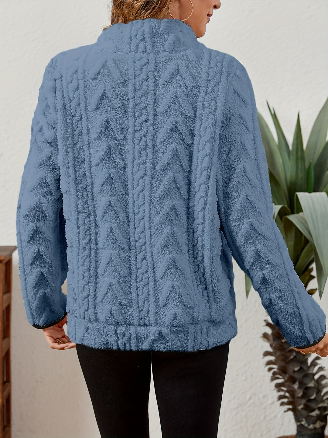 Juniper | Textured Half-Zip Pullover