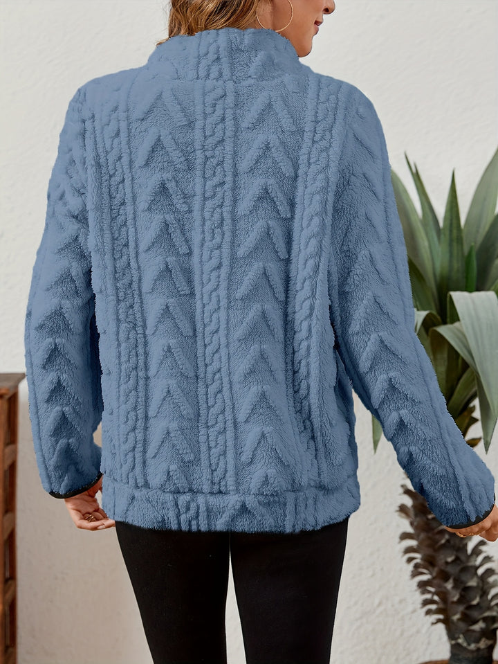 Juniper | Textured Half-Zip Pullover