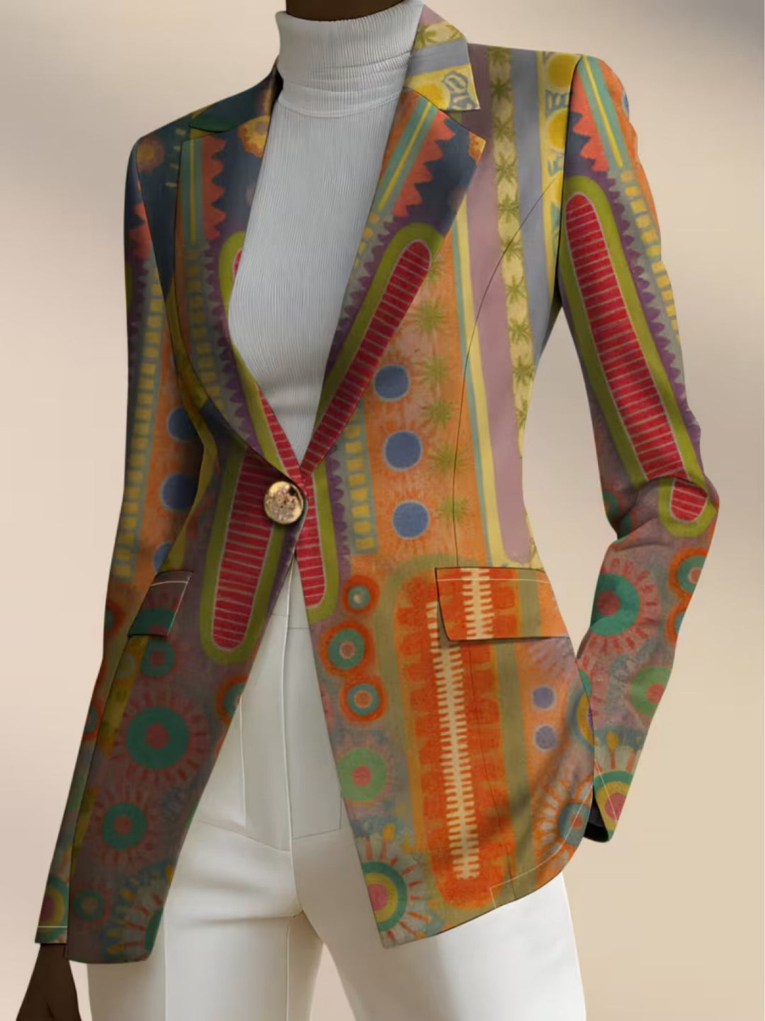 Juliette | Artful Medallion Blazer