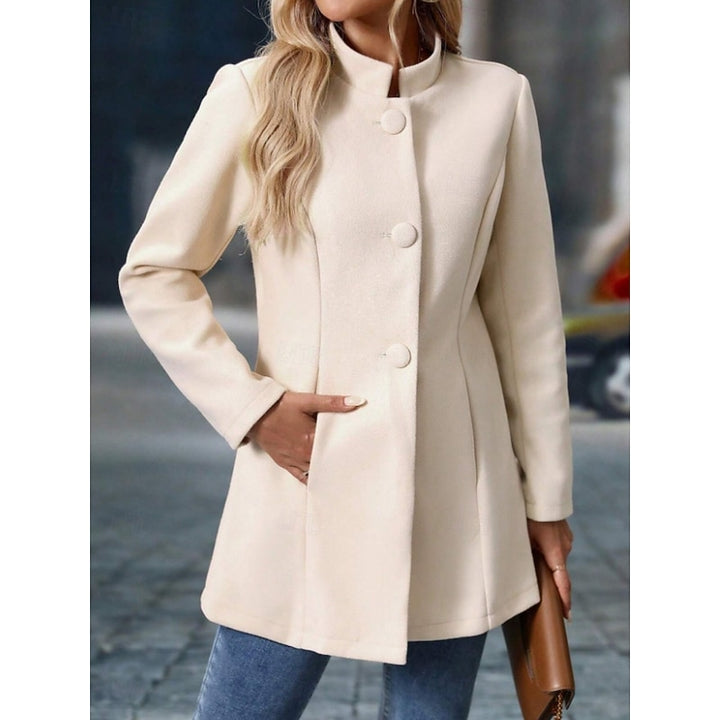 Lucille | Refined Stand-Collar Coat