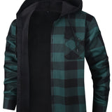 Reuben | Hooded Checked Shirt Jacket