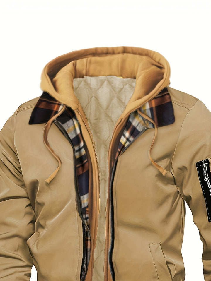 Everett | Insulated Hooded Zip Jacket