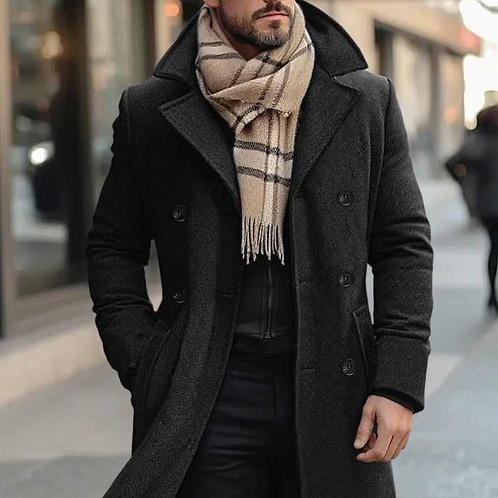 Whitaker | Tailored Double-Breasted Overcoat