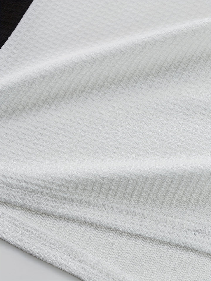 Bryce | Textured Contrast Henley Shirt