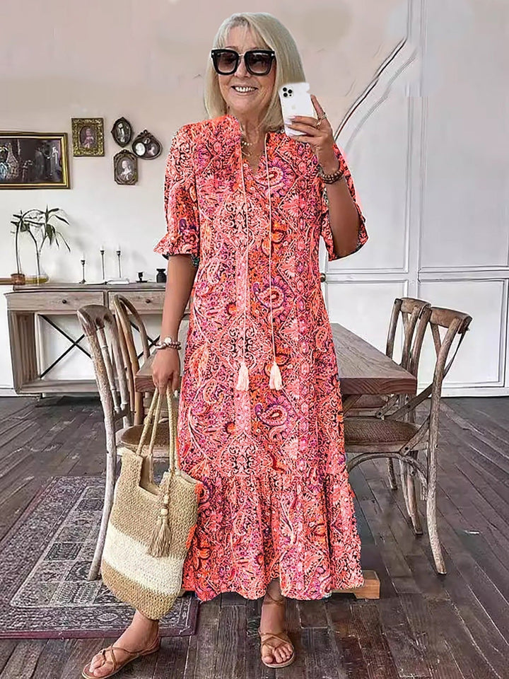 Prudence | Bohemian Flowing Maxi Dress