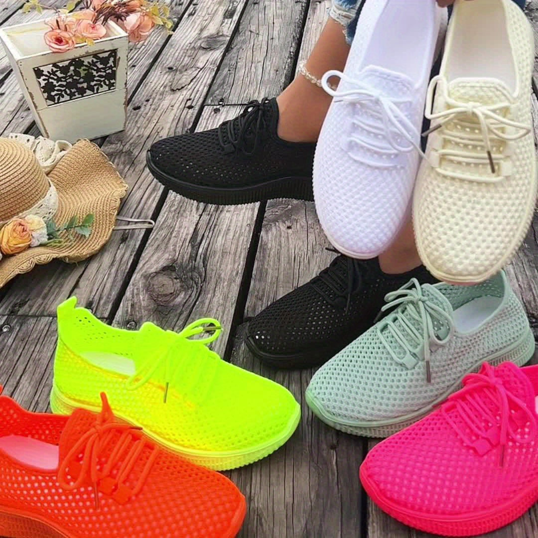 Freya | Breathable Woven Slip-On Sneakers