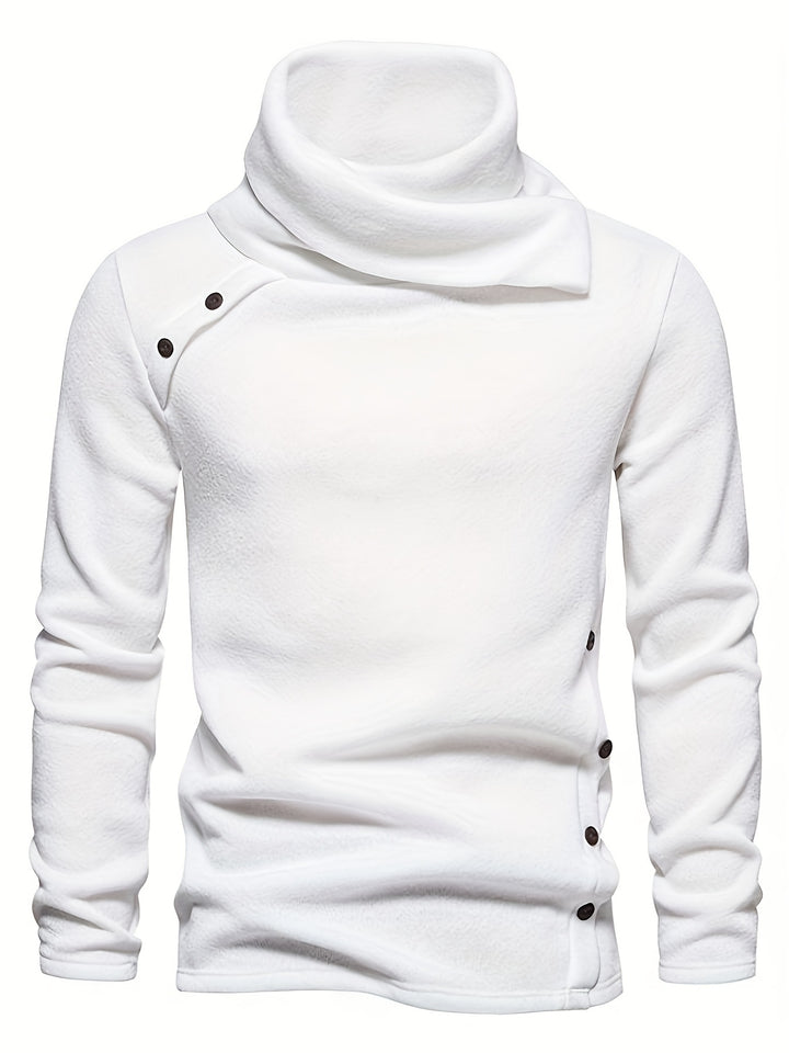 Spencer | Slouchy Collar Button-Up Sweater