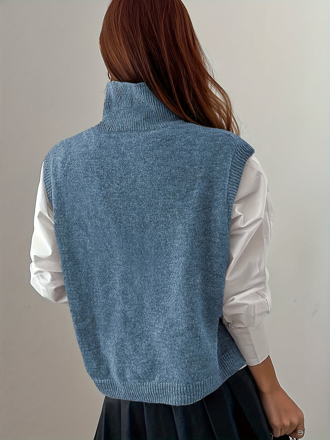 Eloora | High-Neck Sweater Vest
