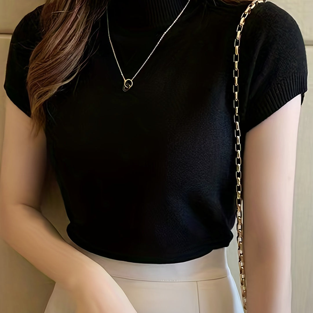 Louise | Refined Half-Neck Top