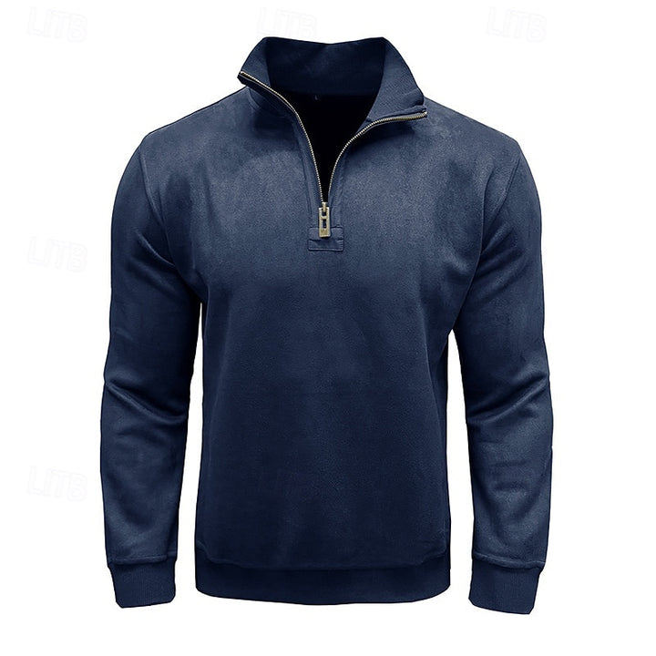 Weston | Washed Quarter-Zip Sweatshirt