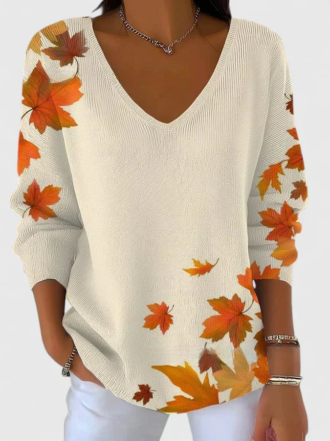 Fenella | Relaxed V-Neck Sweater