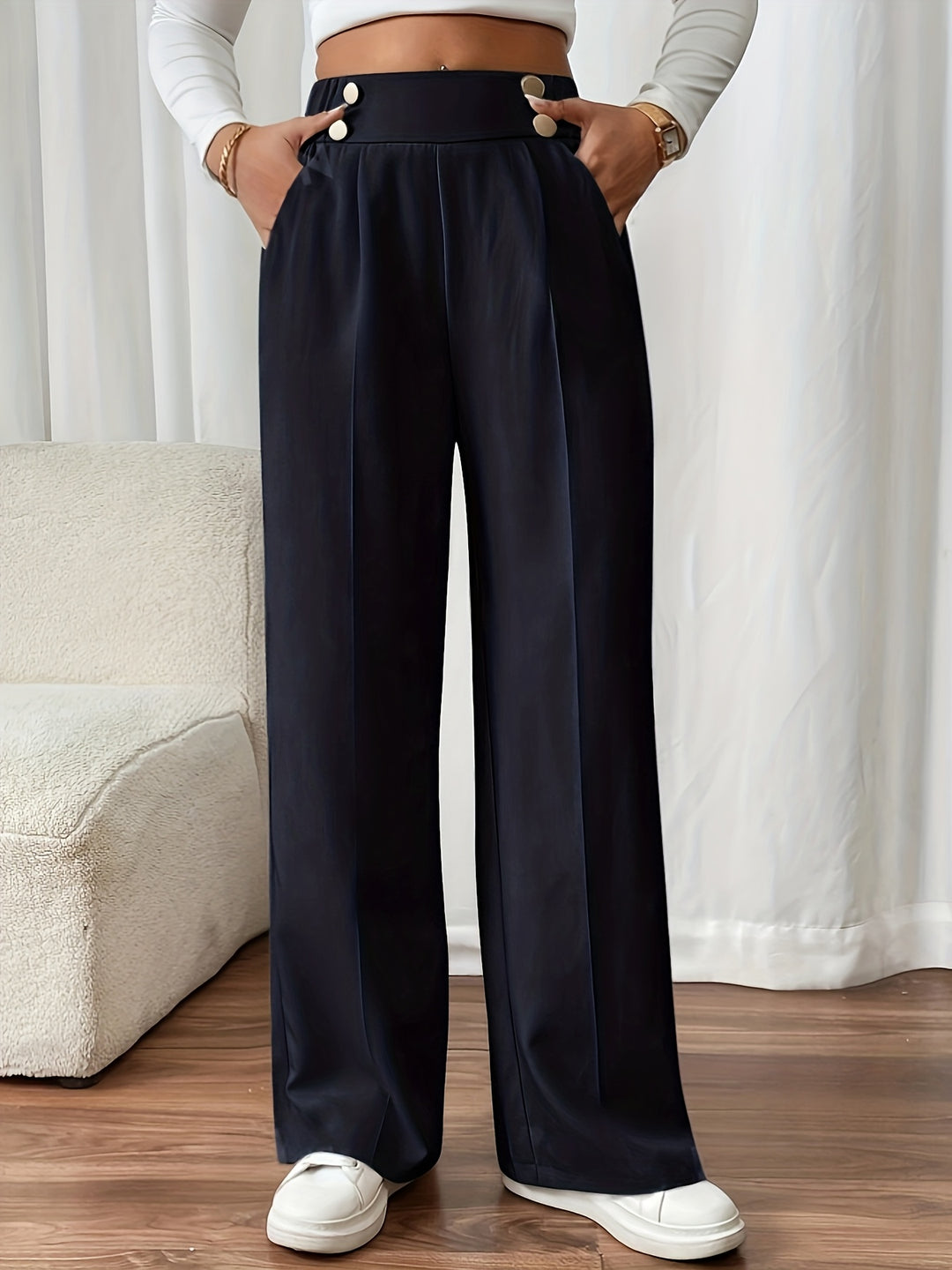 Amelia | Tailored Straight-Leg Trousers