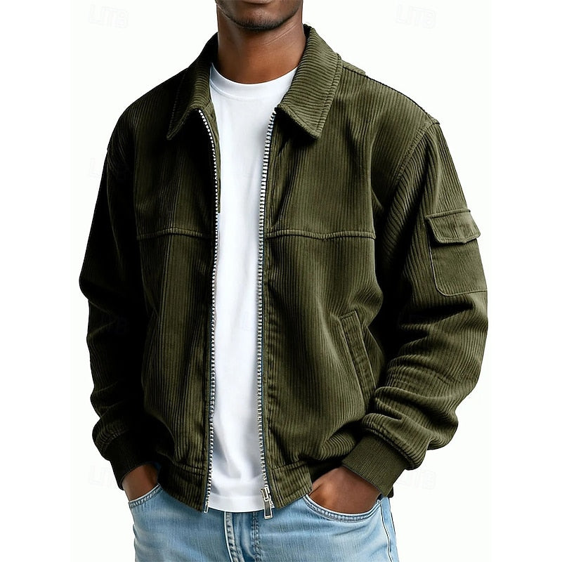 Cormac | Textured Zip Jacket