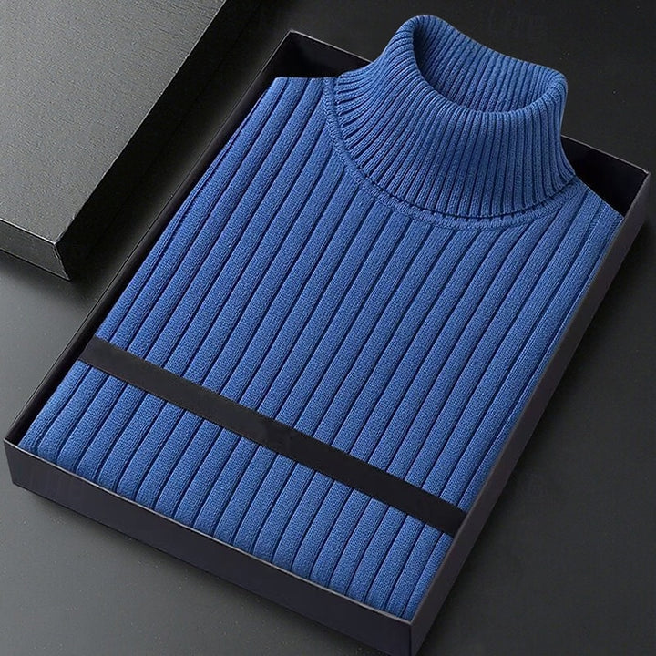 Vincent | Ribbed High-Neck Sweater