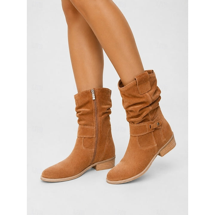 Tamsin | Slouchy Buckle Ankle Boots
