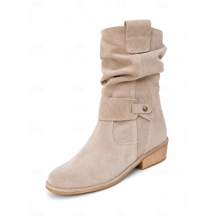 Tamsin | Slouchy Buckle Ankle Boots
