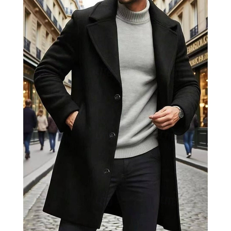 Oliver | Tailored Longline Overcoat