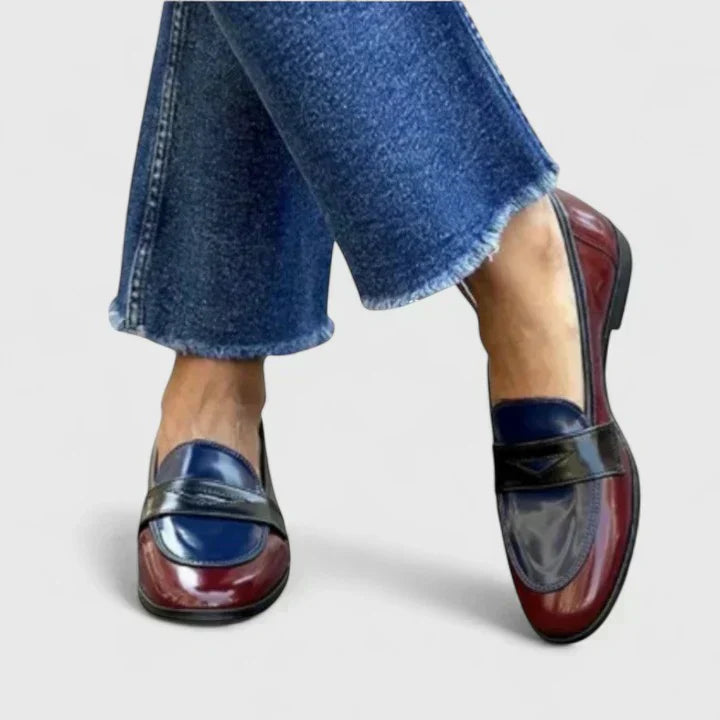 Tamara | Two-Tone Loafers