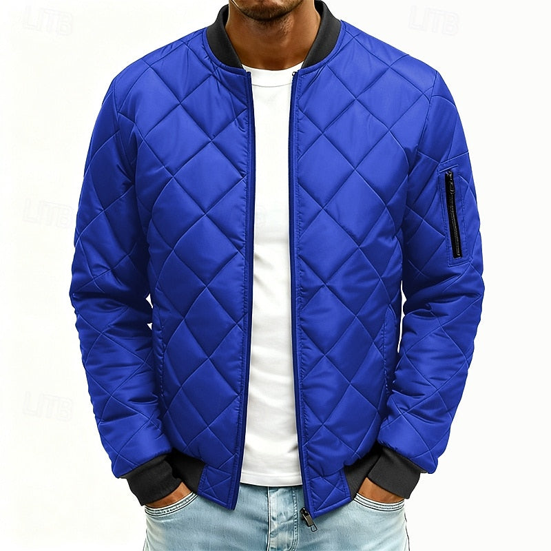 Grayson | Quilted Bomber Jacket