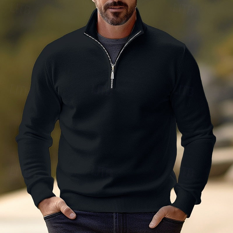 Clifford | Refined Half-Zip Pullover