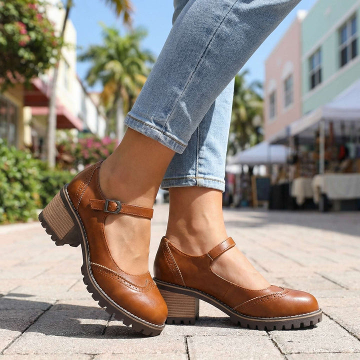 Maeve | Vintage-Inspired Ankle-Strap Mary Janes