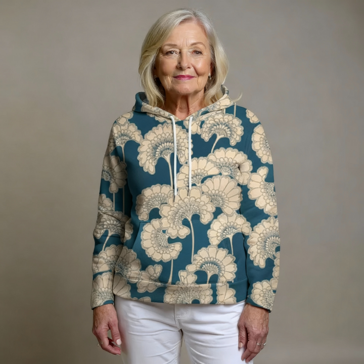 Laurel | Floral Print Hoodie