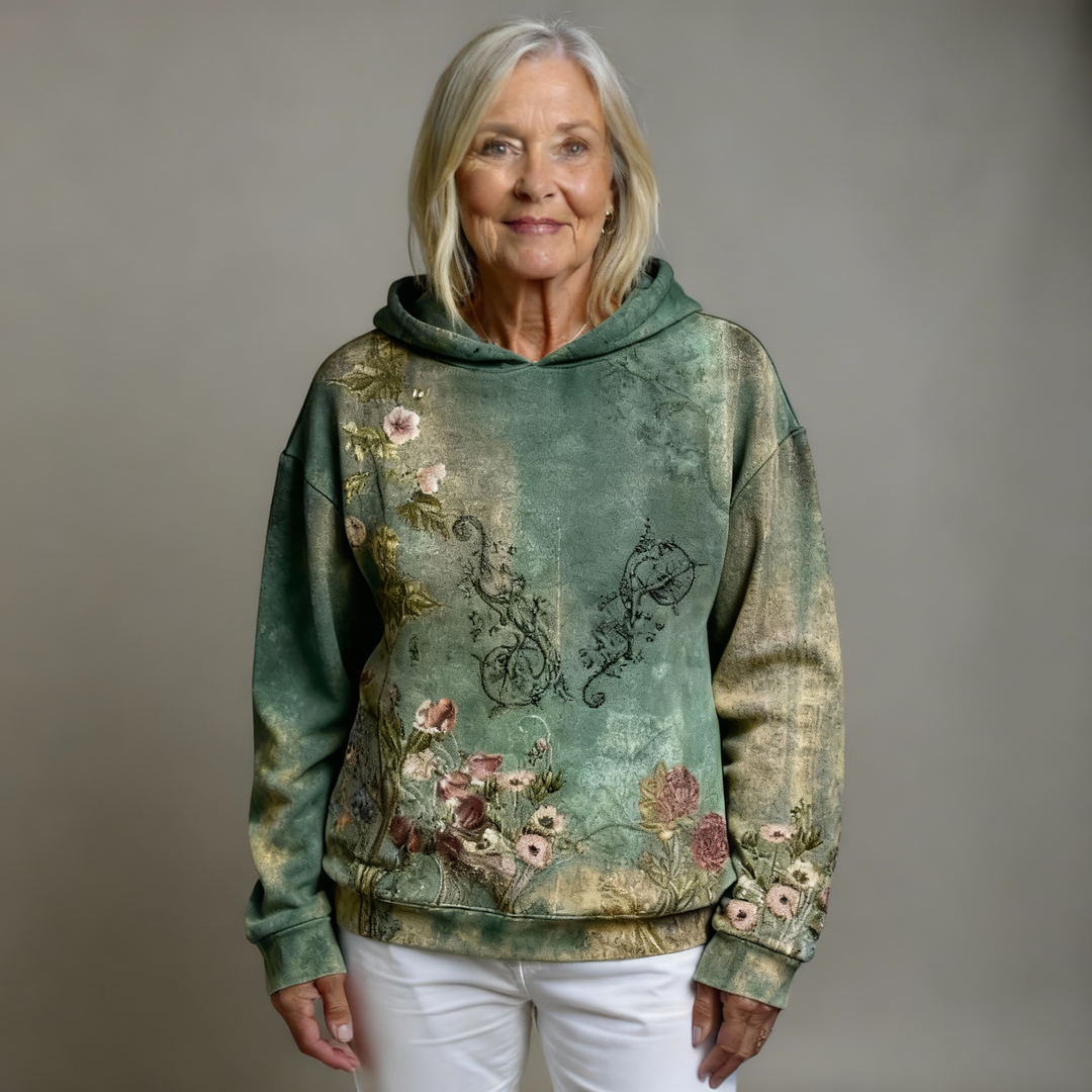 Heather | Botanical Relaxed Hoodie