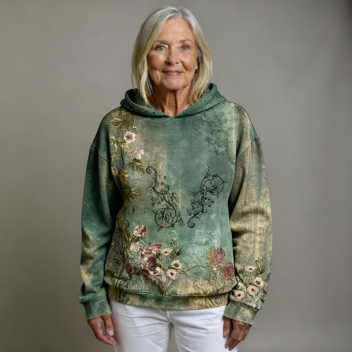 Heather | Botanical Relaxed Hoodie