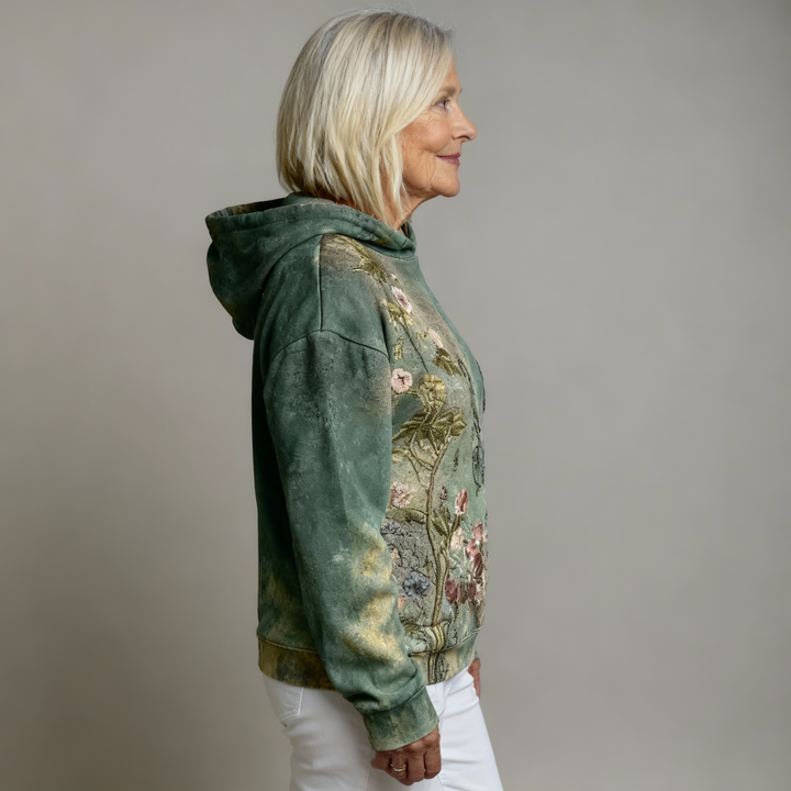 Heather | Botanical Relaxed Hoodie