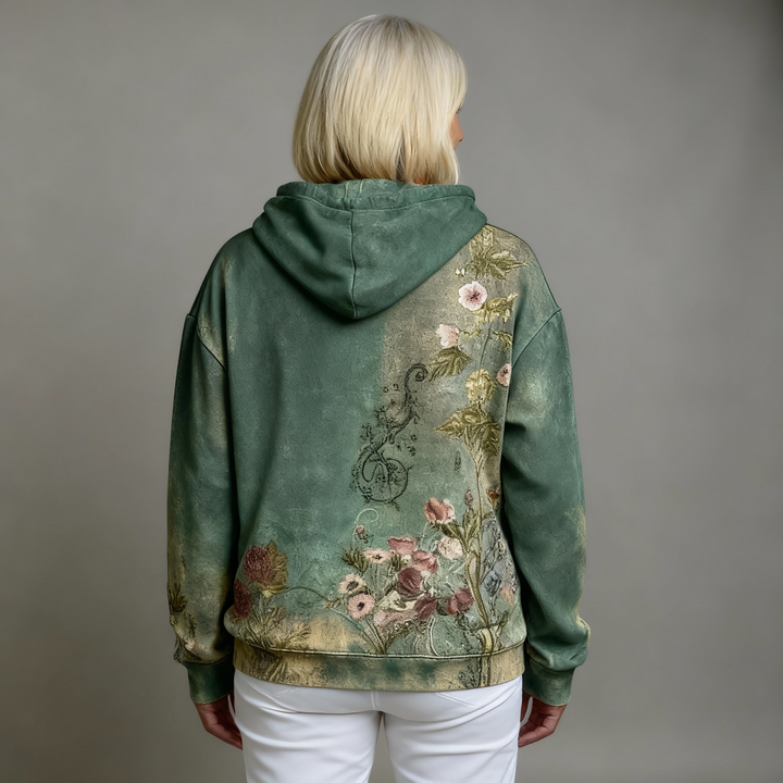 Heather | Botanical Relaxed Hoodie