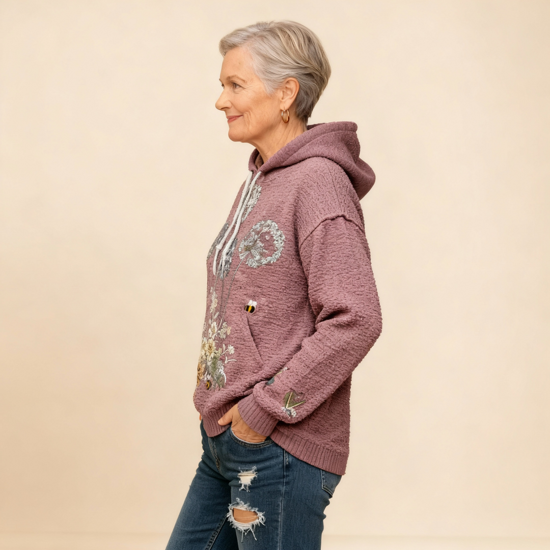 Joan | Botanical Bloom Hoodie