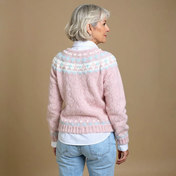 Elke | Nordic Patterned Cardigan