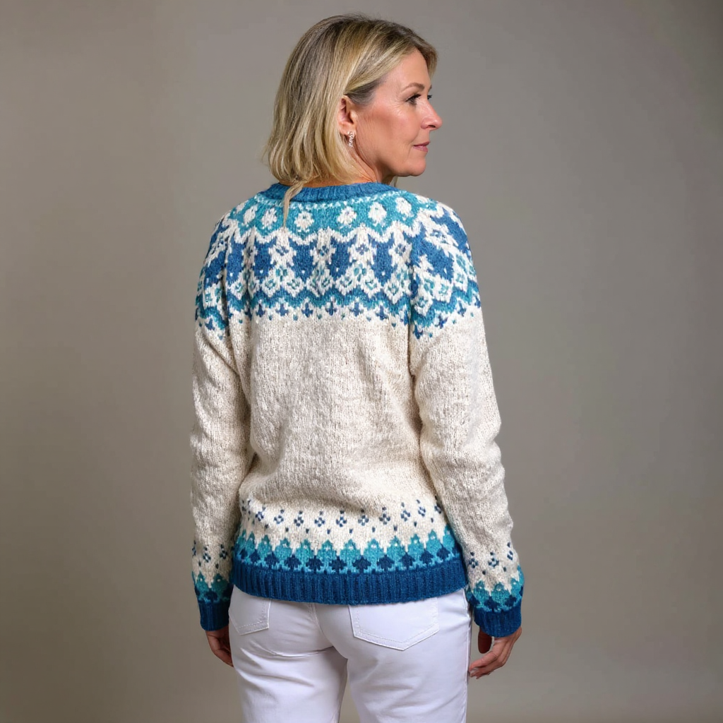 Astra | Nordic Patterned Cardigan