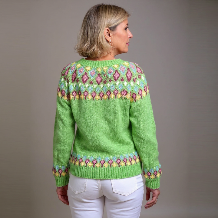 Greer | Nordic Patterned Cardigan