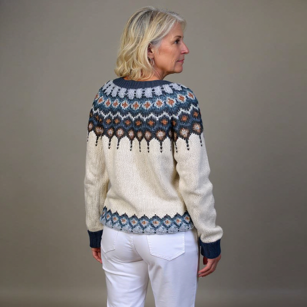 Senja | Patterned Nordic Cardigan
