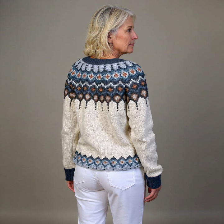 Senja | Patterned Nordic Cardigan