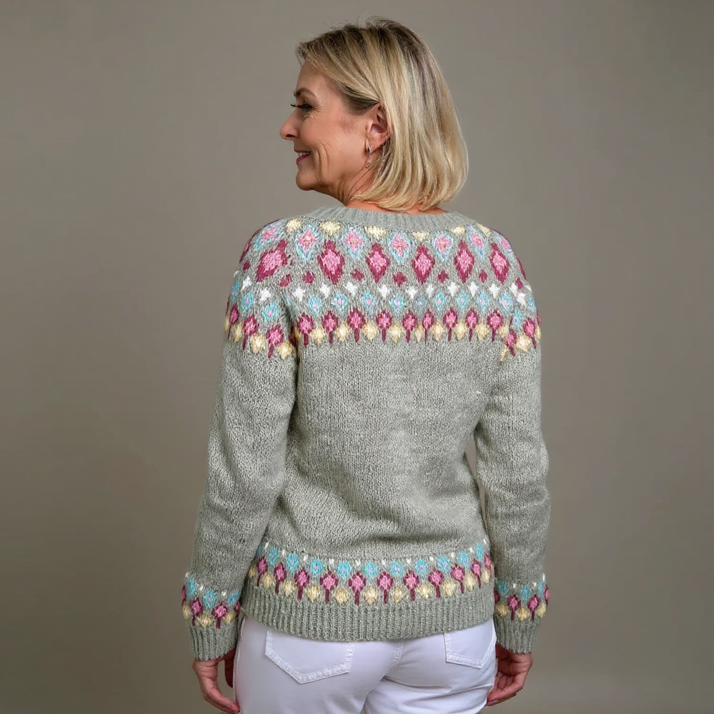 Marla | Nordic Patterned Cardigan